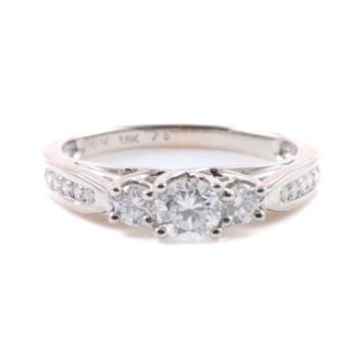 0.78ct Diamond Dress Ring