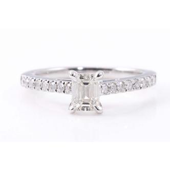 0.51ct Diamond Engagement Ring GIA J SI2