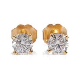 0.80ct Diamond Studs GIA D VS1