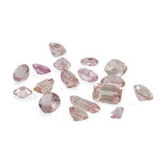 11.97ct Loose Parcel of Madagascar Orange Pink Topaz