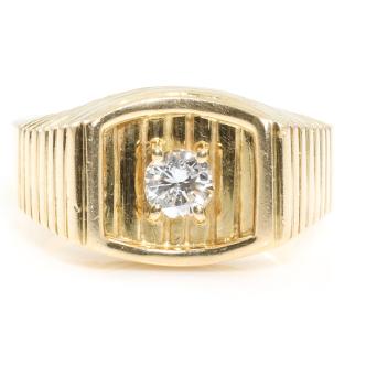 0.36ct Diamond Mens Ring