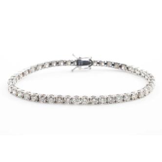 7.30ct Diamond Tennis Bracelet