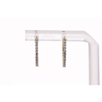 0.50ct Diamond Hoop Earrings