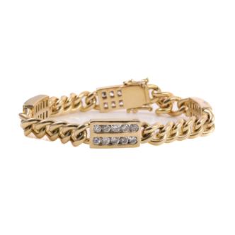 4.00ct Diamond 18ct Gold Bracelet 45.1g