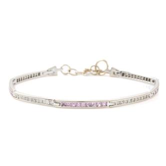 1.30ct Sapphire and Diamond Bracelet