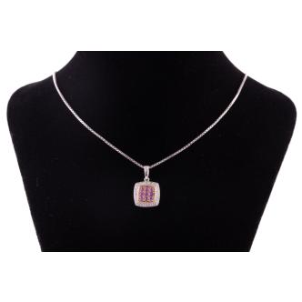 0.20ct Sapphire and Diamond pendant