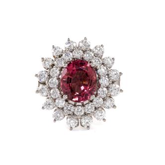 4.00ct Tourmaline & Diamond Ring