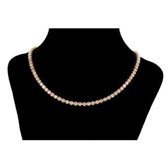 12.12ct Diamond Tennis Necklace