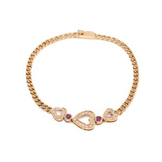 0.30cts Ruby and Diamond Bracelet