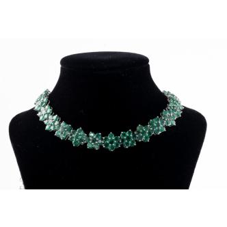 50.05ct Emerald and Diamond Necklace