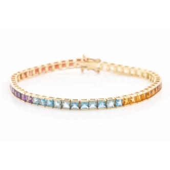 Multi-colour Gemstone Bracelet