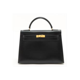 Hermes Kelly 32 Sellier Box Calfskin