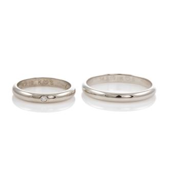 2 Cartier Platinum Wedding Bands