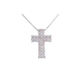 3.09ct Diamond Cross Pendant