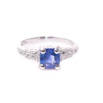 1.78ct Sri Lankan Sapphire and Diamond