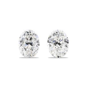 2.02ct Loose Pair of Diamonds GIA E VS1