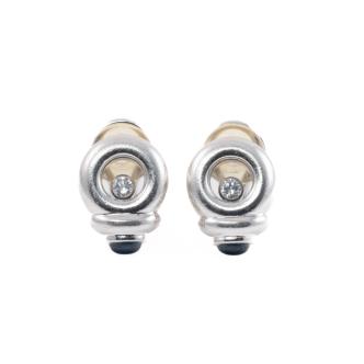 Chopard Happy Sapphire Diamond Earrings