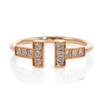 Tiffany & Co. T Wire Diamond Ring