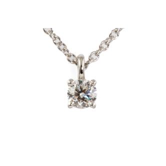 Tiffany & Co Solitaire Diamond Pendant