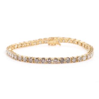 10.00ct Fancy Diamond Tennis Bracelet