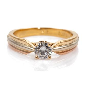 0.32ct Cartier Solitaire Ring GIA F VVS1