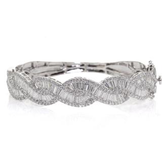 6.55ct Diamond Bangle