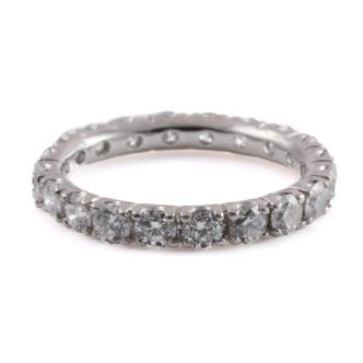 1.00ct Diamond Full Hoop Eternity Ring