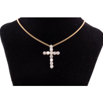 1.50ct Diamond Cross Pendant
