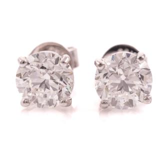 2.02ct Diamond Studs GIA E-F VS2