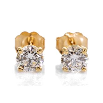 1.00ct Diamond Studs GIA D SI1