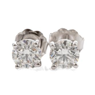 1.00ct Diamond Studs GIA E VVS1