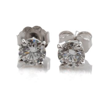 1.00ct Diamond Studs GIA D SI1