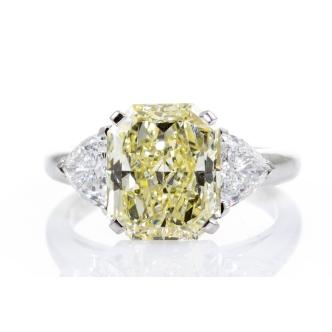 Cartier 4.21ct Fancy Yellow VVS2 Diamond