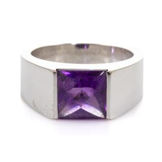 Cartier Amethyst Tank Ring