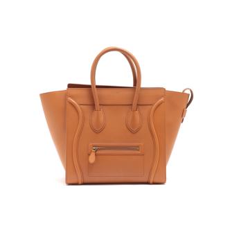 Celine Mini Luggage Leather Tote