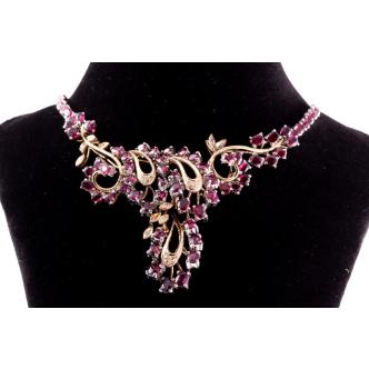 Ruby and Diamond Necklace