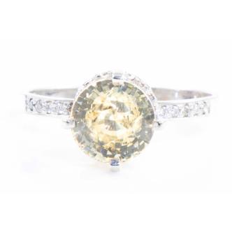 3.13ct Tourmaline and Diamond Ring