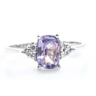 Ceylon Sapphire and Diamond Ring