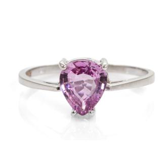 Unheated Padparadscha Sapphire Ring
