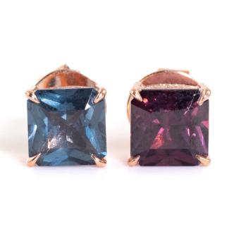Ceylonese Spinel Stud Earrings