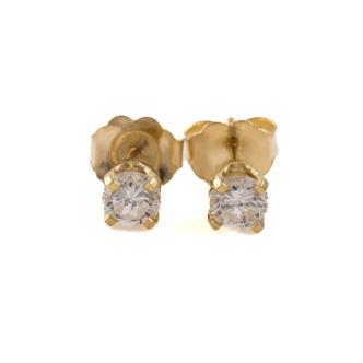 0.43ct Round Diamond Stud Earrings