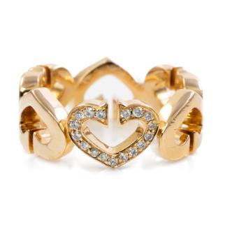 Cartier C Heart Diamond Ring