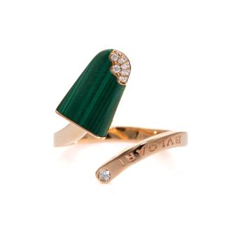 Bvlgari Gelati Malachite Diamond Ring