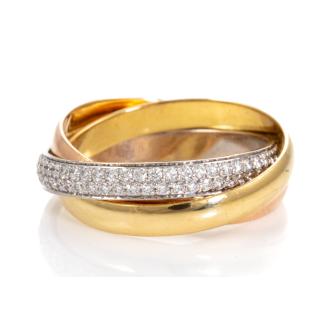 Cartier Trinity Diamond Ring