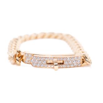 Hermes Kelly Gourmette bracelet