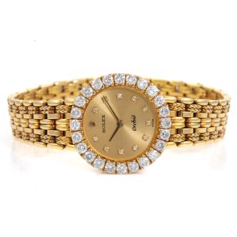 Rolex Orchid Gold Watch 2672 50.3g