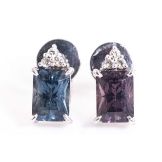 2.30ct Spinel and Diamond Earrings