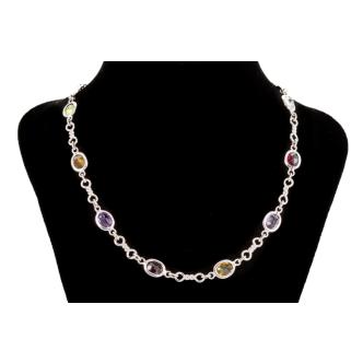 Mixed Gemstone Necklace
