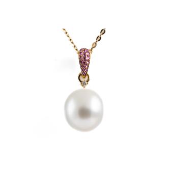 Paspaley Pearl & Sapphire Pendant