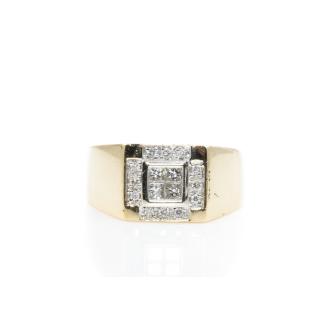 0.50ct Diamond Mens Ring 10.8g